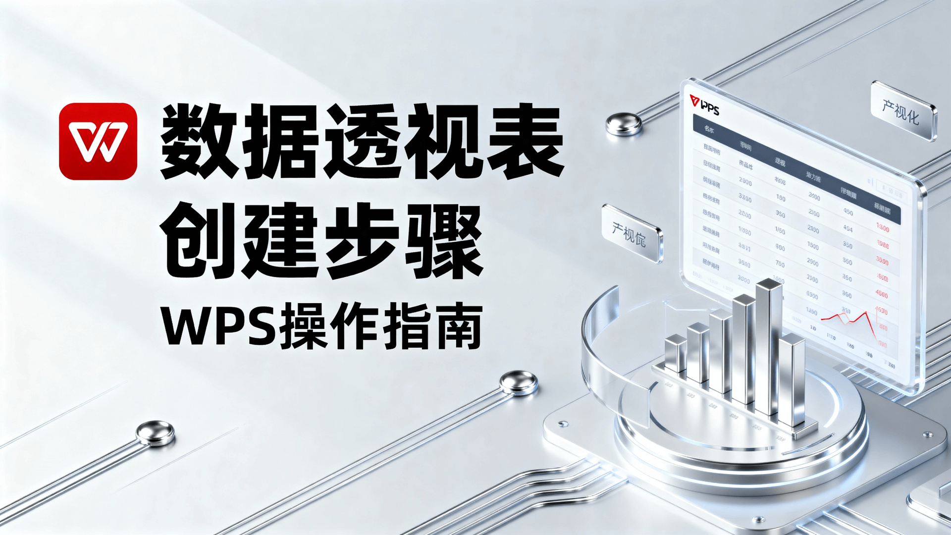 WPS数据透视表创建步骤